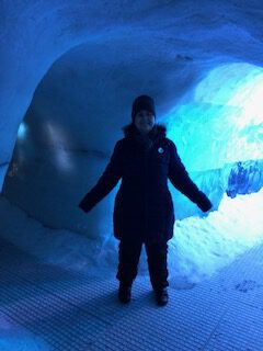Im Ice Cave in Perlan/Reykjavik