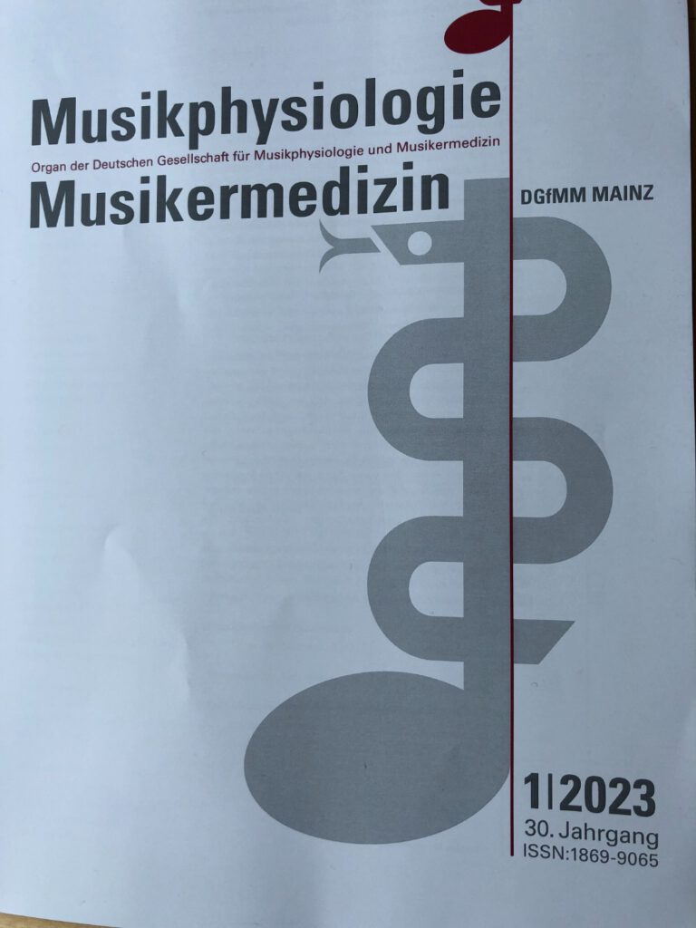 Verbandzeitschrift Deutsche Gesellschaft für Musikermedizin 1/2023