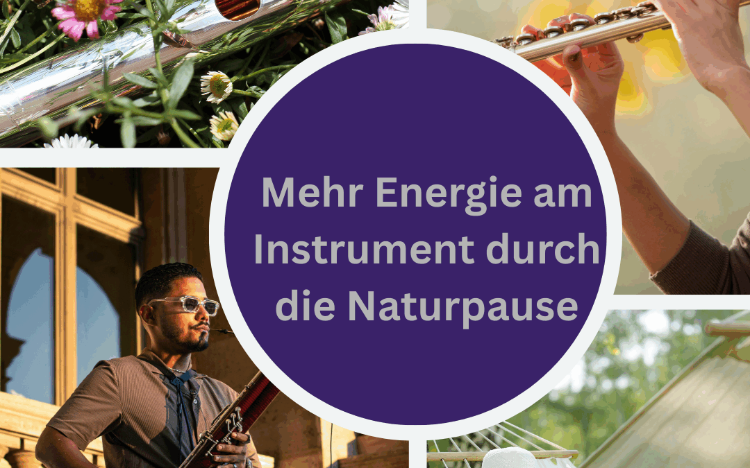 Mehr Energie am Instrument durch die Naturpause